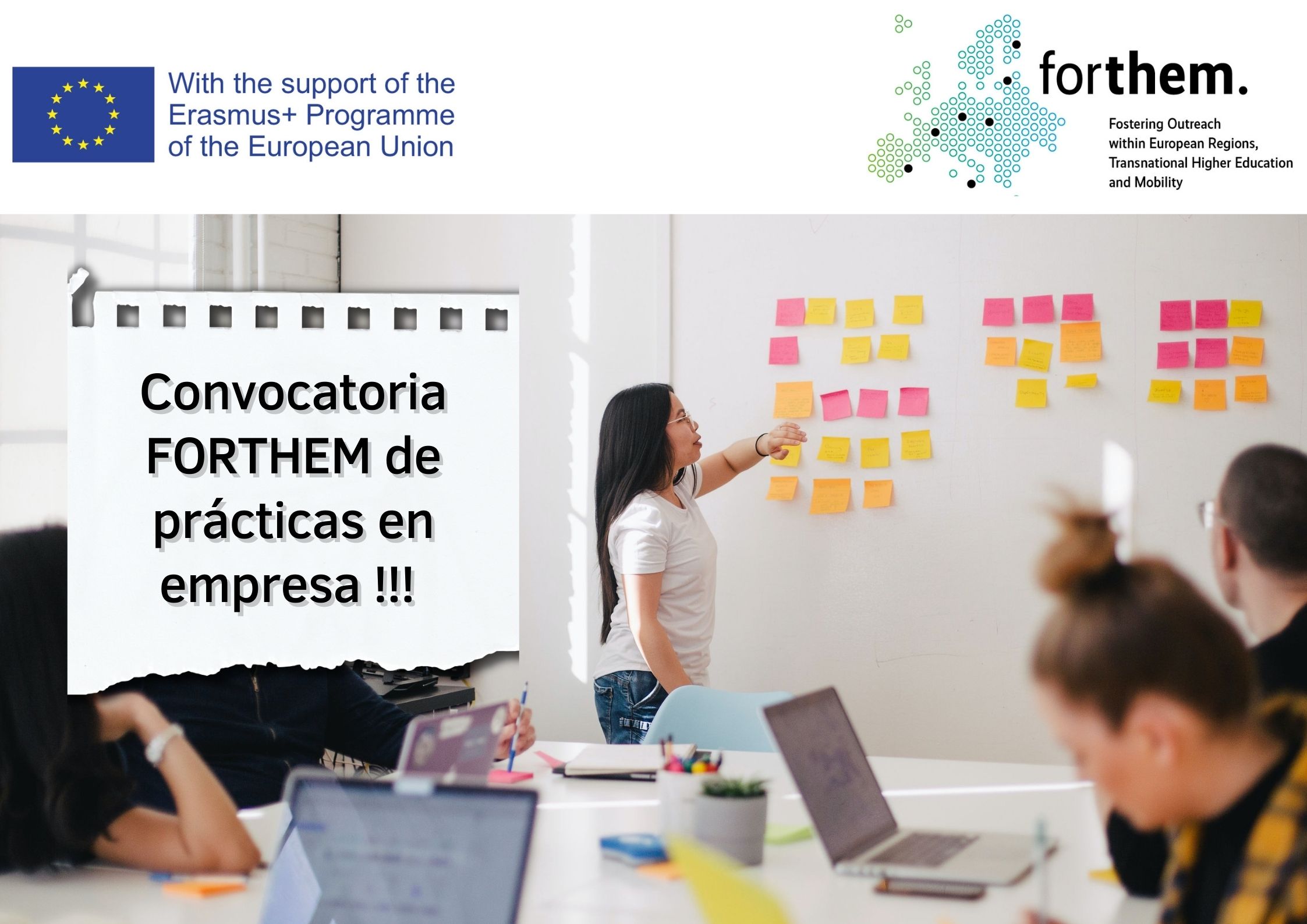 Convocatoria de Prácticas en Empresa FORTHEM